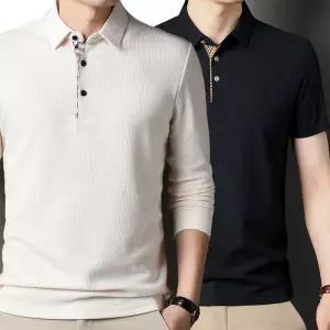 남자 긴팔 카라티셔츠 반팔 티셔츠 쿨티 기능성 골프 피케 셔츠 남방 라운드 봄 여름 냉감 아이스