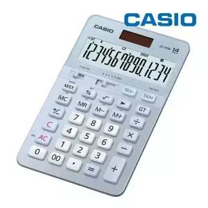 카시오 계산기 JS-40B-BU 블루 세무사 회계사 14단
