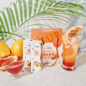 아리푸드 자몽차 스틱 자몽청 자몽에이드 선물용 30g 50개