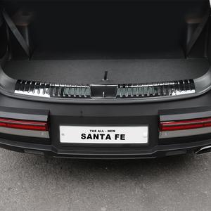 디 올뉴 싼타페 MX5 튜닝 트렁크 가드 블랙 몰딩 기스방지 악세사리 차량 용품