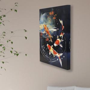 구어도 잉어 다복 신년 출세 성공 대박 기념 그림 액자 풍수 인테리어 개업 집들이 선물 두꺼비집 가리개