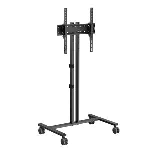 엔산마운트 LS-M01 블랙 컴팩트 이동형TV스탠드 40~65적용 (밀알)