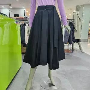 시슬리/애플아울렛/벨티드 언발라스 홀 스커트 SASKA1411