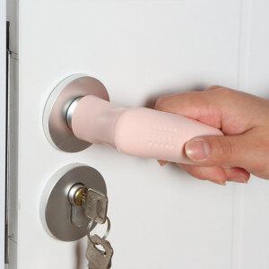 정전기 찍힘방지 일자형 원형 쿠션 실리콘 문 손잡이 커버