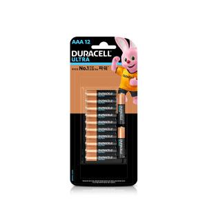 듀라셀 울트라 알카라인 건전지 AAA 12입