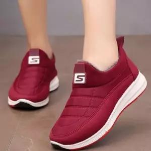 [오노마] ONM 여성 알파벳 털안감 패션 발 따뜻한 슬립온 패딩부츠