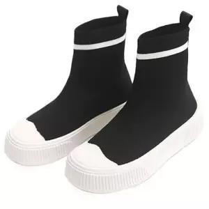 [오노마] ONM 여성 삭스부츠 키높이 통굽 스니커즈 하이탑 운동화