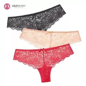 [셀러허브][라일리] Rly 로로비 여자 레이스 망사 티팬티 3p LS0258 (S10308448)