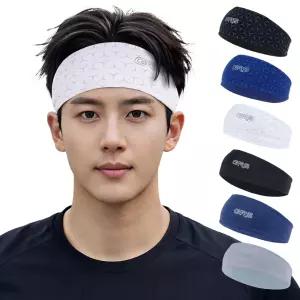 WINGS 쿨 메쉬 스포츠 헤어밴드 땀흡수 운동 머리띠 남성 여성 이마 땀흘림방지 헤드밴드