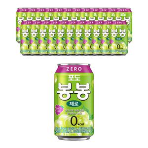 봉봉 포도 제로, 340ml, 24개