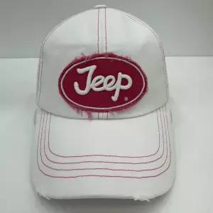 [지프]JP3GCU086 빈티지 핑크JEEP 와펜 볼캡(CAP) 2024년 화이트 야구모자 N_SC