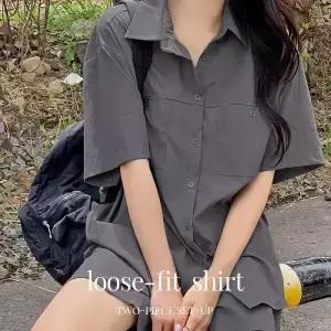 핫핑 루바 루즈핏 반팔셔츠