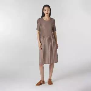 [플리츠미](대구신세계)[최초 판매가 78000원] 솔리드 사이드 포켓 원피스_EPOPM224041