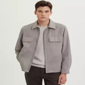 닥스 남성 24FW [반값세일][PREMIUM] 인조 스웨이드 셔츠형 점퍼 DMJU4CN71G2