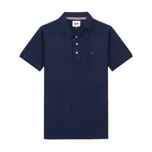 타미진스 오가닉 파인 면 여자 반팔 티셔츠 폴로티 카라티 네이비 DM0DM04266-002