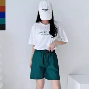 ONM 여성 여름 쿨 반바지 초록색 휴가 외출 여행