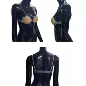 [오노마] ONM 여성 투명 어깨끈 접착식 실리콘 누드브라 끈브라