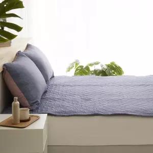 바이누베 효성 M2 알러지케어 차렵 침대패드 슈프렐 솜 6온스 Q 150X205 블루