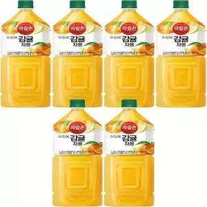 해태)과일촌 아침에 감귤 자몽 2Lx6개