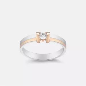 [메트로시티 주얼리][다이아1부] 디아만테 14K 콤비 링 A233DR3372C4A