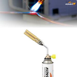 PVC 파이프 간단 용접 집중 고화력 코베아 트윈 브레이징 가스토치 KT-2108