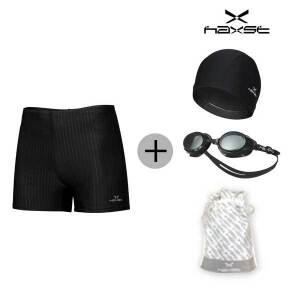 헤스트 남자 3부 사각 실내수영복 4종세트 SIHTB-M12