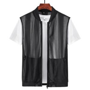 망사조끼 통기성 메쉬 2가지 포켓 여름조끼 캠핑 여행 베스트