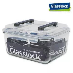 글라스락 특대 핸디형 김치통-6000ml(네이비) 김장독 투핸들 손잡이통 내열강화유리 밀폐용기 저장용기