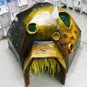 종이이글루 종이집 입체도화지 미술재료 골판지집 놀이미술 그림그리기