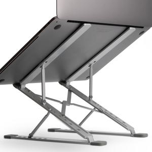 컴튜 알루미늄 2단 접이식 노트북 거치대 휴대용 스탠드 받침대 N8