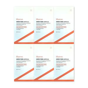 릴리이브 그로우턴 앰플 100ml 6개 여성 남성 헤어 토닉 두피 영양제