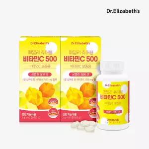 [하프클럽/닥터엘리자베스]닥터엘리자베스 패밀리 츄어블 비타민C 500 60정 2박스 4개월분