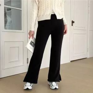 ONM 기모바지 부츠컷 겨울 여성 옆트임 팬츠 슬림핏 방한