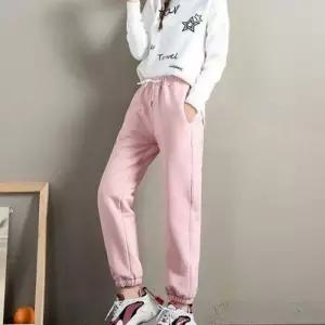 ONM 따뜻한 여성 윈터 융기모 무지 따뜻 조거 츄리닝 겨울