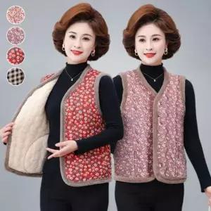 ONM 방한 융털 윈터 할머니 엄마 따뜻 중년여성 김장조끼