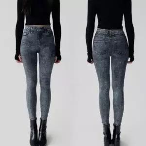 ONM 여성 돌청 윈터 스키니진 스타일 따뜻 스판 레깅스 융