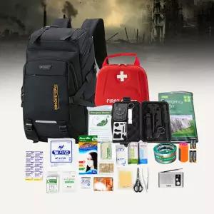 트래블라라 필수품 비상용 배낭 생존 가방 재난 비상 방수성냥 구급 응급 키트 피난 전쟁대비