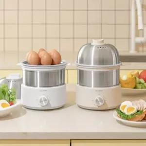 클래파 올스텐 계란찜기 호빵 만두 전기찜기 계란삶는기계 CES-232W 아이보리