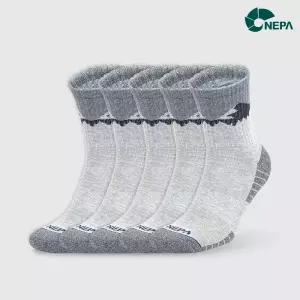 네파 마운틴픽 쿠션 미들삭스 라이트그레이 L 5팩 NPCMPMDL-L/GR5