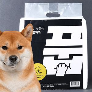 풉 배변패드 대형 60cm x 75cm 40매 4개입 강아지패드