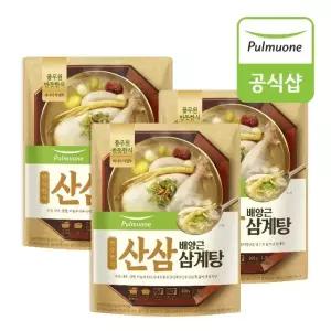 풀무원 반듯한식 삼산배양근 삼계탕(실온) 800g x 3봉