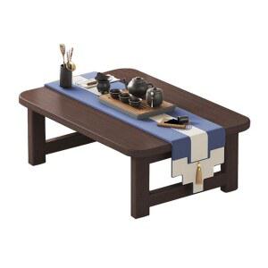 다도상 원목다과상 다도찻상 원목소반 책상 탁자 60x40x25cm 전통 차상