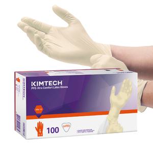 유한킴벌리 킴테크 PFE 컴포트 식품용 라텍스 니트릴 장갑 100매 요리용 쉐프