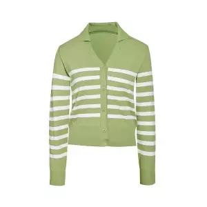 [JJ지고트](광주신세계)카라V넥 스트라이프 가디건 GR4N1CD421