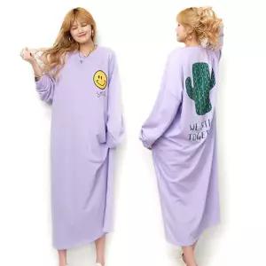 긴팔 해피선인장 원피스 빅사이즈 임부복 롱원피스 만삭 홈웨어 55~99추천