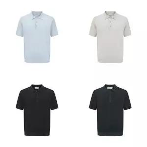 [롯데백화점]리얼지오지아 25SS [5컬러] 코튼혼방 워셔블 반팔카라티 ADF2ET1903CW5909