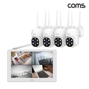 라이트컴 SH006 Coms 와이파이무선NVR녹화기키트4채널CCTV카메라홈캠