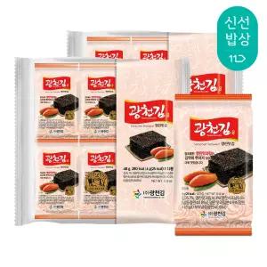[광천김] 명란맛김 도시락김 4g 12봉x2팩