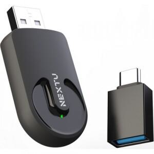 넥스트유 아니오스 초소형 안드로이드 오토 무선 카플레이 동글 2IN1 미러링 WMC06 (인증판매)