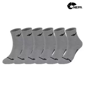 프로스펙스 남성용 스포츠 논쿠션 중목 양말 B타입 세트 그레이